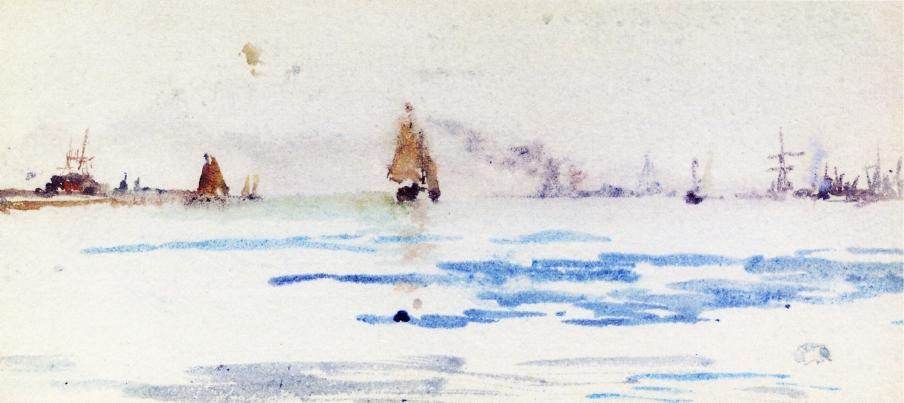 Wikioo.org - The Encyclopedia of Fine Arts - Painting, Artwork by James Abbott Mcneill Whistler - Zuyder Zee