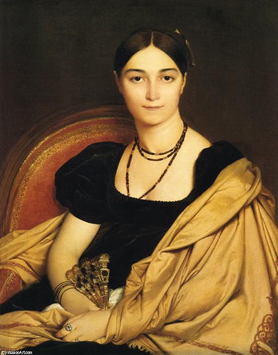 WikiOO.org - Encyclopedia of Fine Arts - Maleri, Artwork Jean Auguste Dominique Ingres - Antonia Duvaucey de Nittis