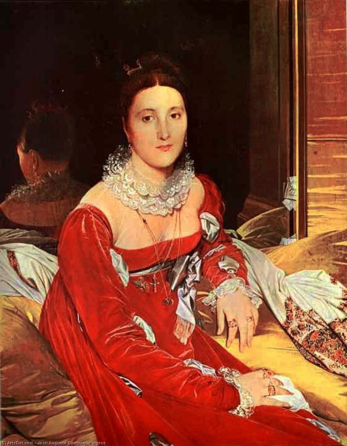 WikiOO.org - Encyclopedia of Fine Arts - Maleri, Artwork Jean Auguste Dominique Ingres - Mme. De Senonnes