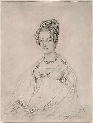 WikiOO.org - Encyclopedia of Fine Arts - Maalaus, taideteos Jean Auguste Dominique Ingres - Mrs. Edward Dodwell