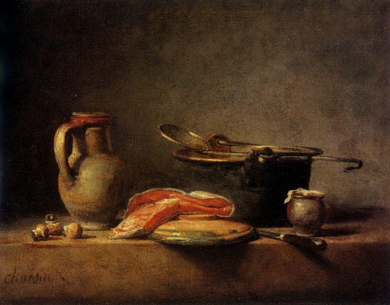 Wikioo.org - สารานุกรมวิจิตรศิลป์ - จิตรกรรม Jean-Baptiste Simeon Chardin - Still life 1