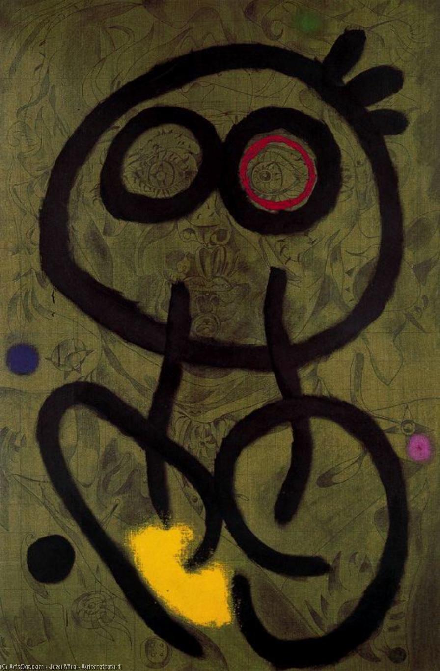 WikiOO.org - Encyclopedia of Fine Arts - Lukisan, Artwork Joan Miro - Autorretrato 1