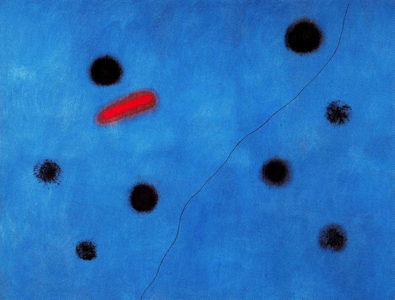 WikiOO.org - Encyclopedia of Fine Arts - Festés, Grafika Joan Miro - Azul I