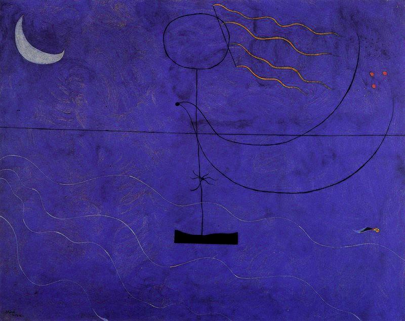 WikiOO.org - Encyclopedia of Fine Arts - Målning, konstverk Joan Miro - Bañista