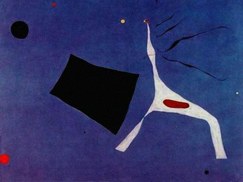 WikiOO.org - دایره المعارف هنرهای زیبا - نقاشی، آثار هنری Joan Miro - Caballo de circo
