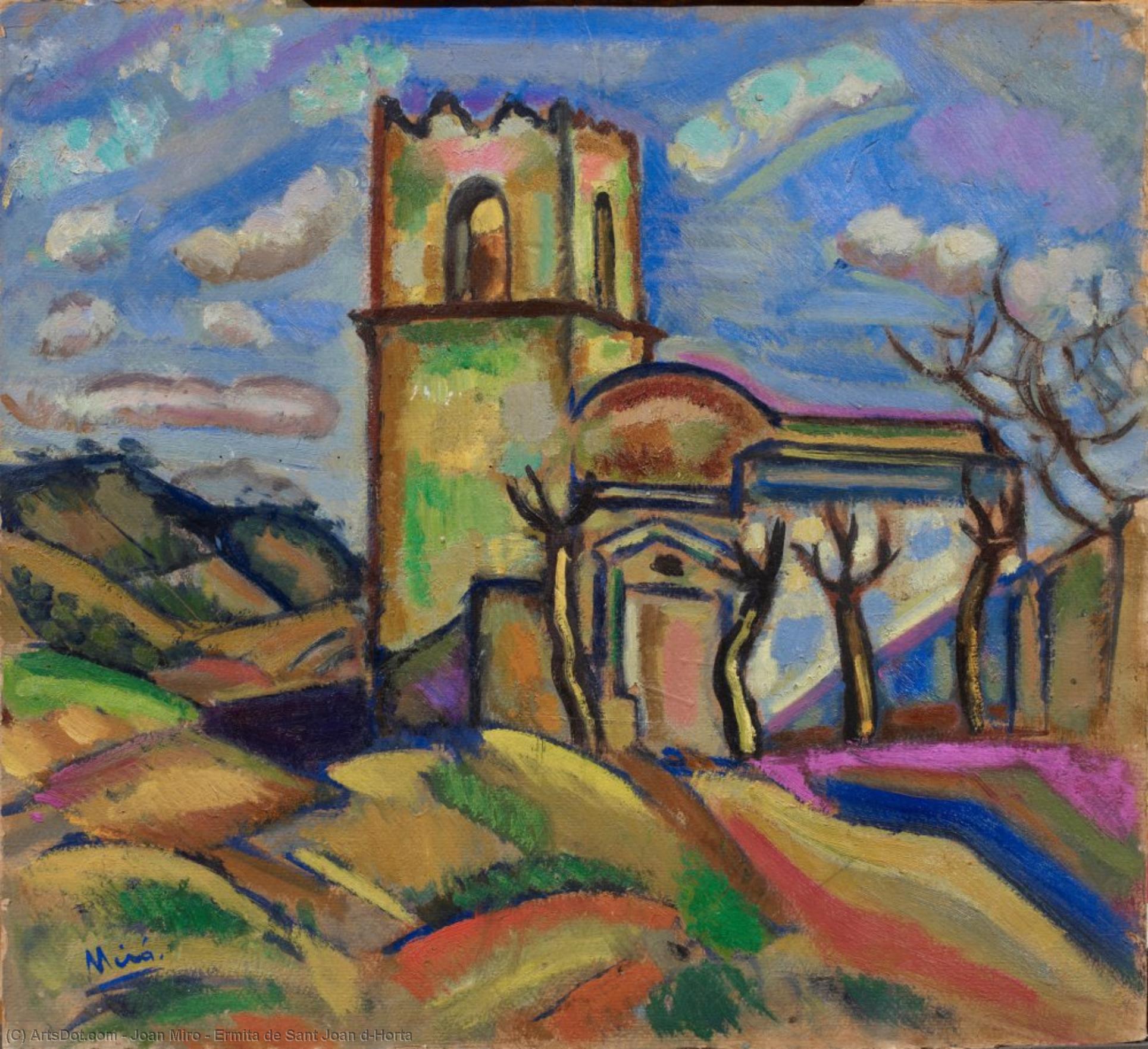 Wikioo.org – La Enciclopedia de las Bellas Artes - Pintura, Obras de arte de Joan Miro - Ermita delaware sant joan d'Horta