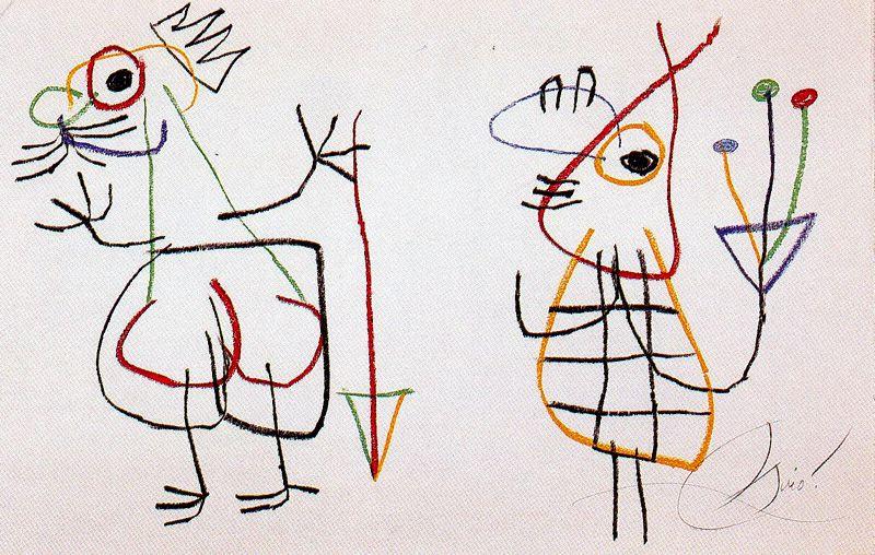 WikiOO.org - Encyclopedia of Fine Arts - Målning, konstverk Joan Miro - L'enfance d'Ubu 5