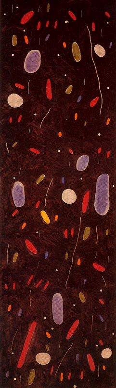 Wikioo.org – La Enciclopedia de las Bellas Artes - Pintura, Obras de arte de Joan Miro - La canción delaware las vocales