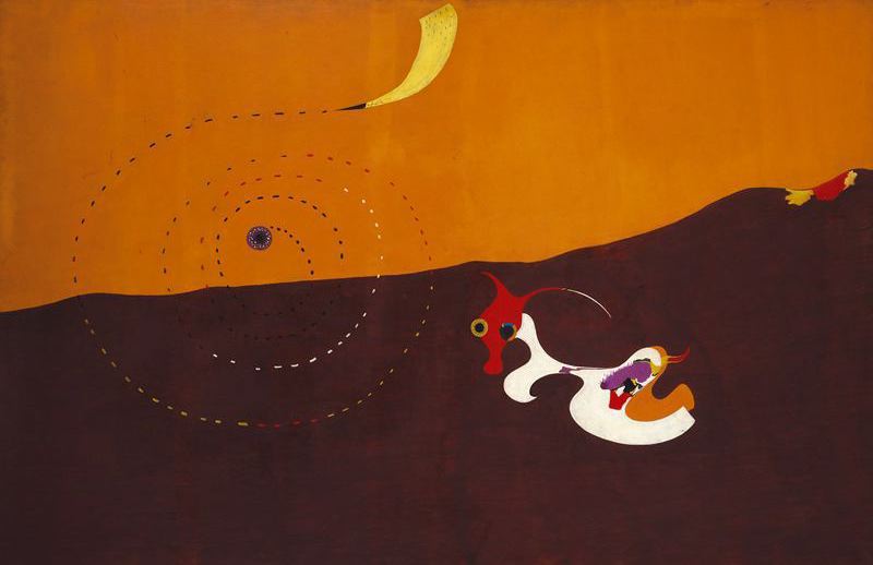 Wikoo.org - موسوعة الفنون الجميلة - اللوحة، العمل الفني Joan Miro - Liebre