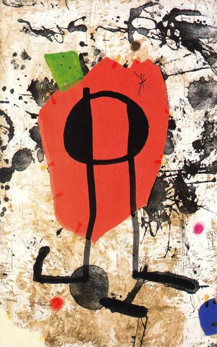 WikiOO.org - אנציקלופדיה לאמנויות יפות - ציור, יצירות אמנות Joan Miro - Maqueta per a la sèrie Els gossos 5