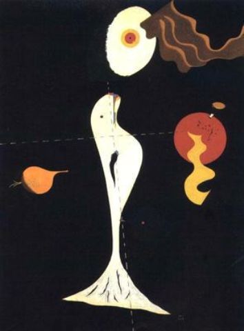 Wikoo.org - موسوعة الفنون الجميلة - اللوحة، العمل الفني Joan Miro - Nudo