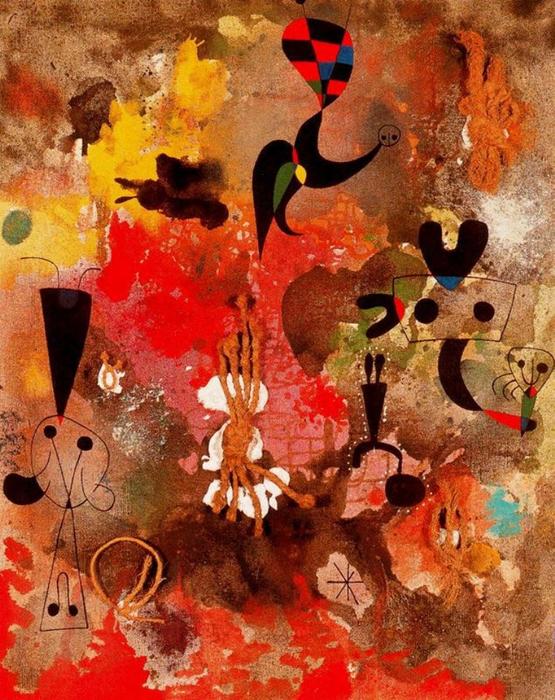 WikiOO.org - Енциклопедия за изящни изкуства - Живопис, Произведения на изкуството Joan Miro - Painting 1