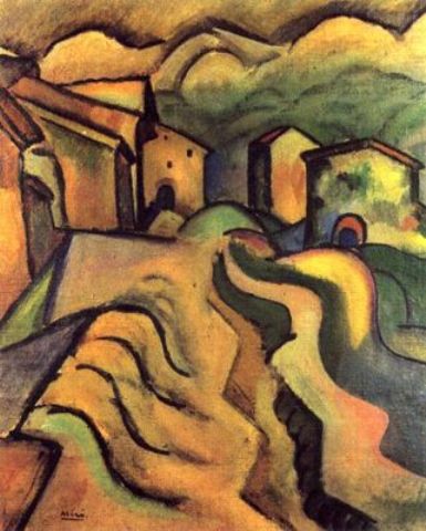 Wikioo.org – La Enciclopedia de las Bellas Artes - Pintura, Obras de arte de Joan Miro - Paseo un la ciudad