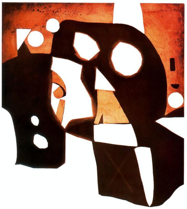 Wikioo.org – La Enciclopedia de las Bellas Artes - Pintura, Obras de arte de Joan Miro - Plancha coure corresponent al núm . 15 de la serie gaudí