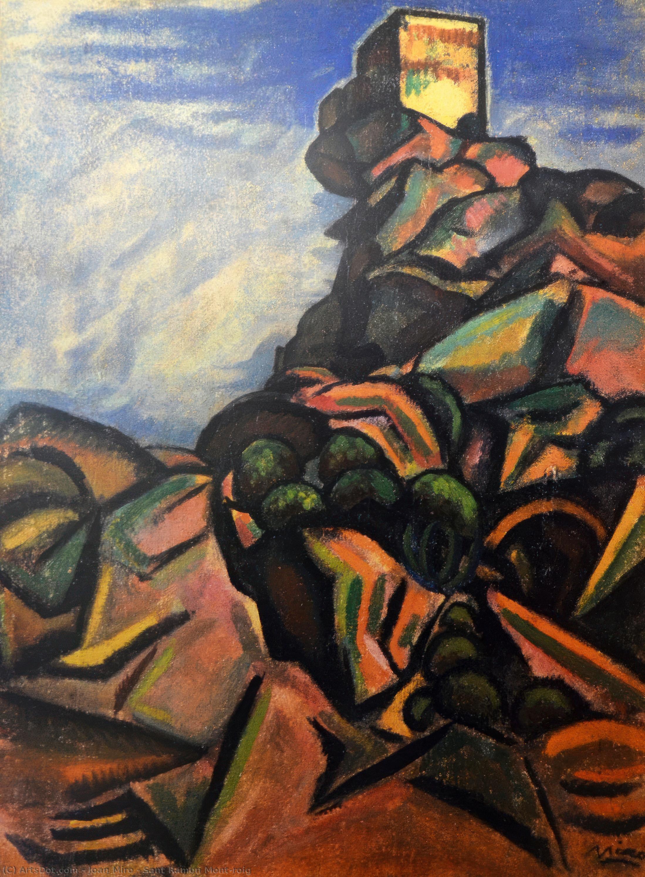 Wikioo.org – La Enciclopedia de las Bellas Artes - Pintura, Obras de arte de Joan Miro - sant ramon Mont-roig