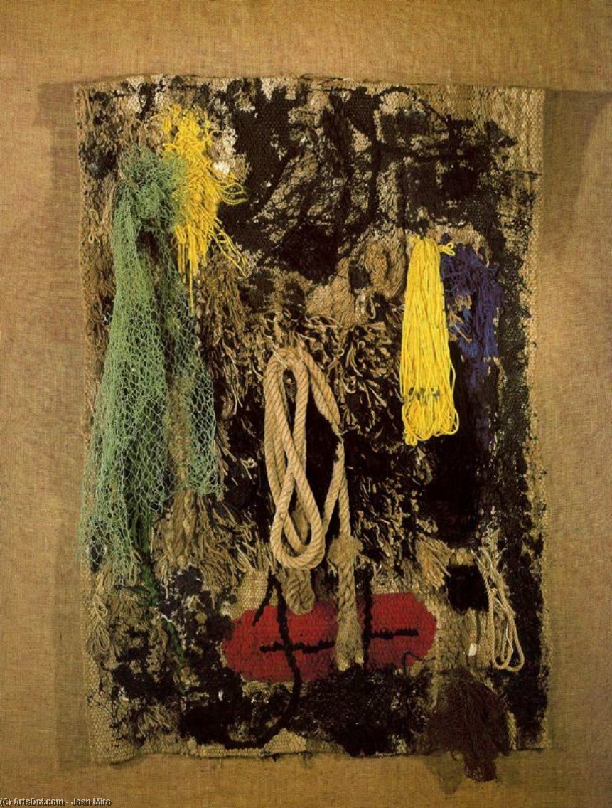 Wikioo.org - The Encyclopedia of Fine Arts - Painting, Artwork by Joan Miro - Sobreteixim Nr. II
