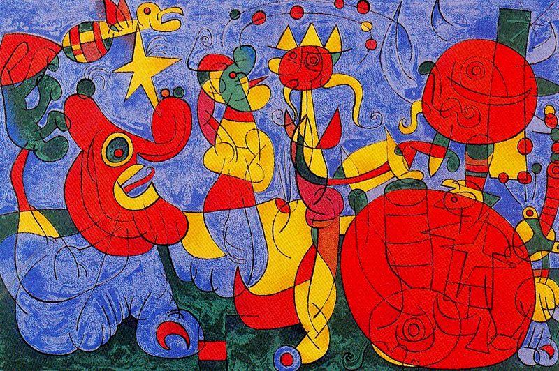 Wikioo.org - The Encyclopedia of Fine Arts - Painting, Artwork by Joan Miro - Ubu roi