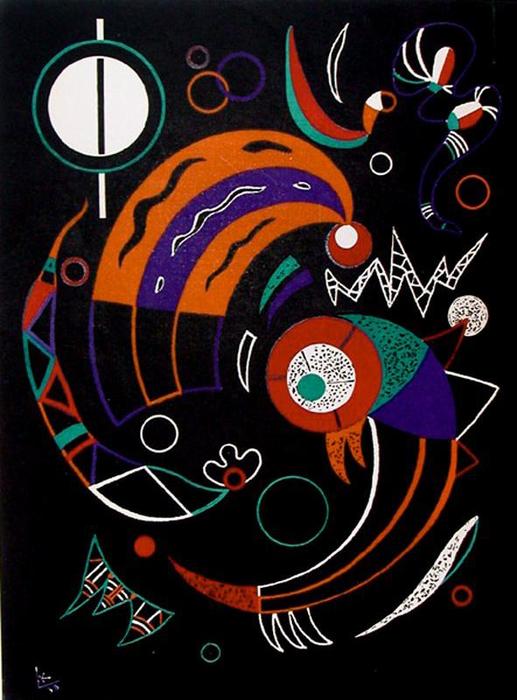 WikiOO.org - Encyclopedia of Fine Arts - Målning, konstverk Wassily Kandinsky - Comets
