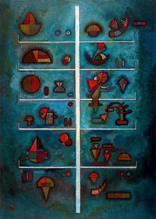 WikiOO.org - Енциклопедія образотворчого мистецтва - Живопис, Картини
 Wassily Kandinsky - Flats