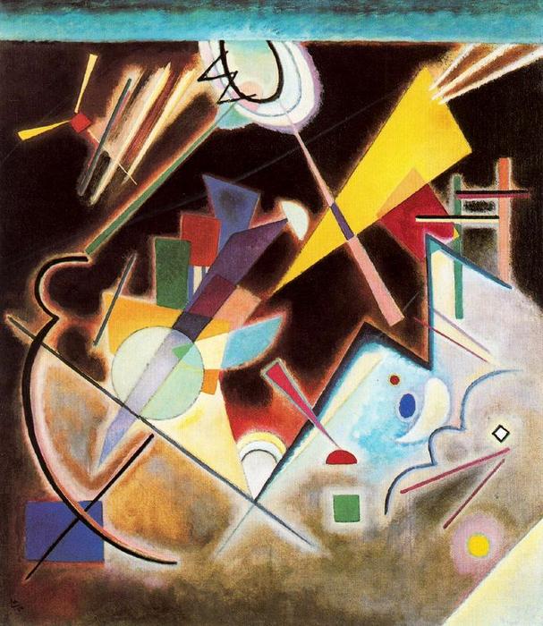 WikiOO.org - Encyclopedia of Fine Arts - Maleri, Artwork Wassily Kandinsky - Marrón profundo