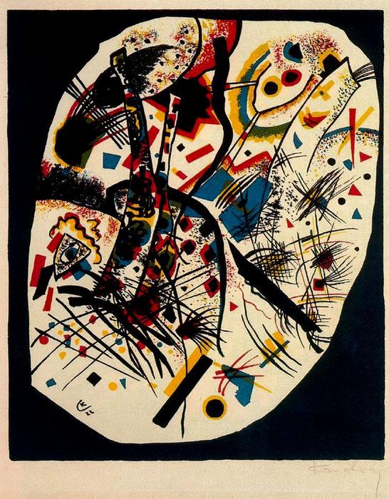 Wikioo.org – La Enciclopedia de las Bellas Artes - Pintura, Obras de arte de Wassily Kandinsky - Pequeños mundos III VOL