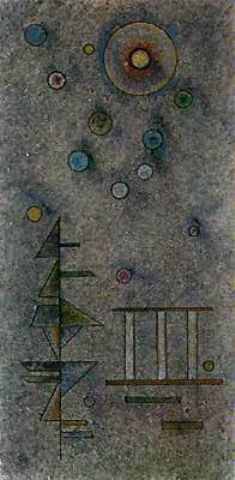 WikiOO.org - Encyclopedia of Fine Arts - Festés, Grafika Wassily Kandinsky - Scarcely
