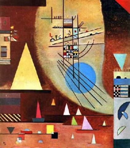 Wikioo.org - The Encyclopedia of Fine Arts - Painting, Artwork by Wassily Kandinsky - Silent
