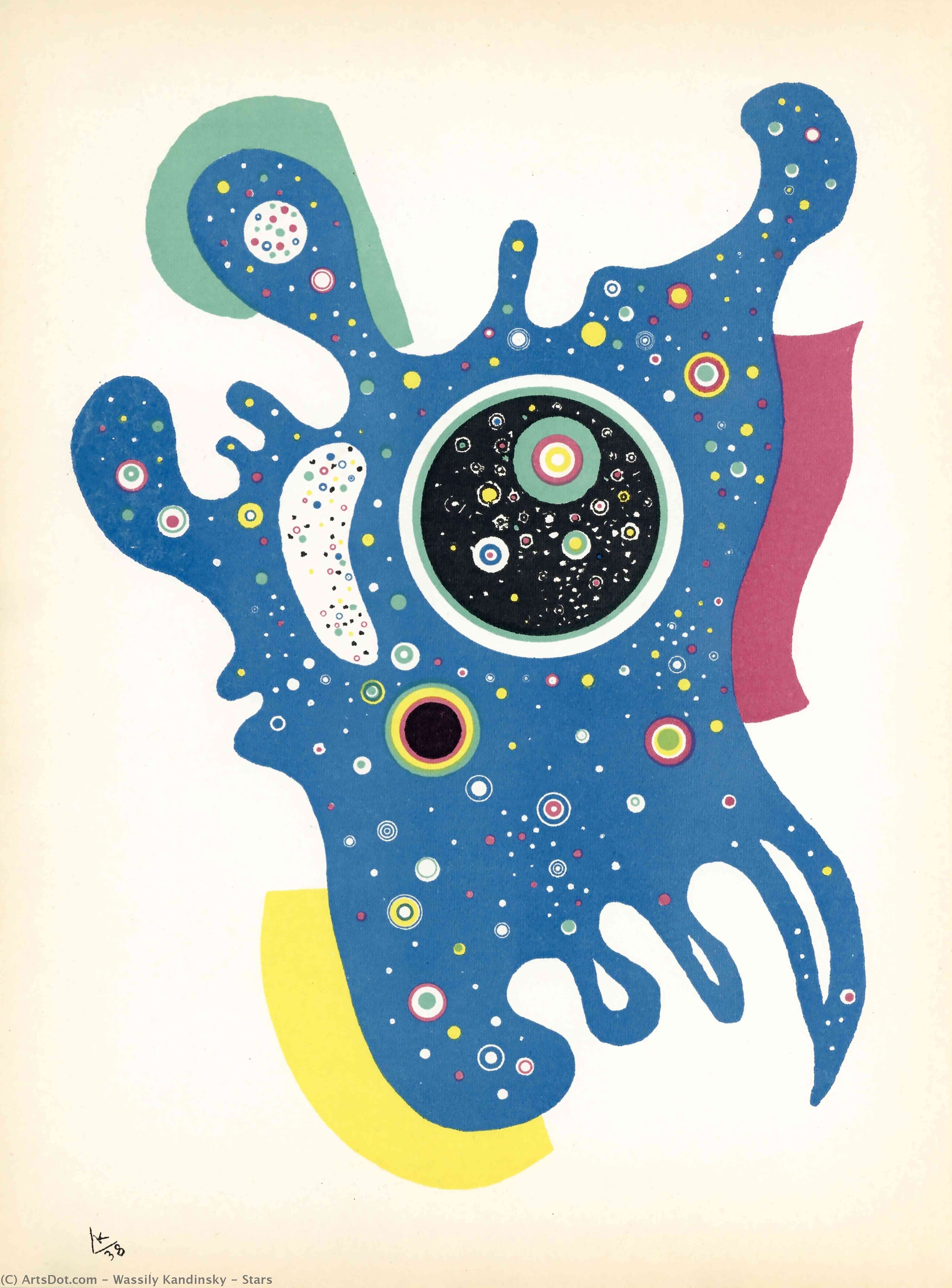 WikiOO.org - Енциклопедія образотворчого мистецтва - Живопис, Картини
 Wassily Kandinsky - Stars