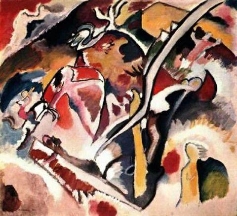 WikiOO.org - Encyclopedia of Fine Arts - Lukisan, Artwork Wassily Kandinsky - The Flood