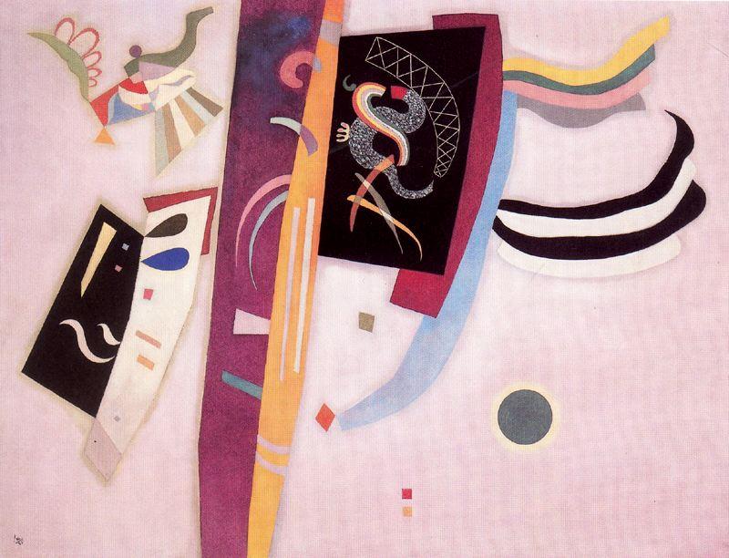 Wikioo.org - The Encyclopedia of Fine Arts - Painting, Artwork by Wassily Kandinsky - Violet-Orange