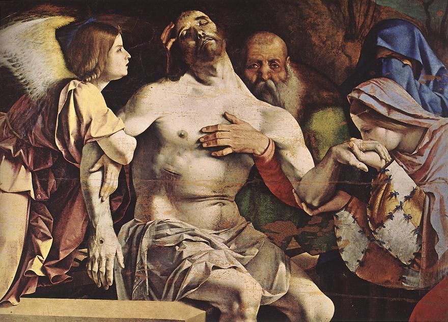 WikiOO.org - Encyclopedia of Fine Arts - Maleri, Artwork Lorenzo Lotto - Pietà