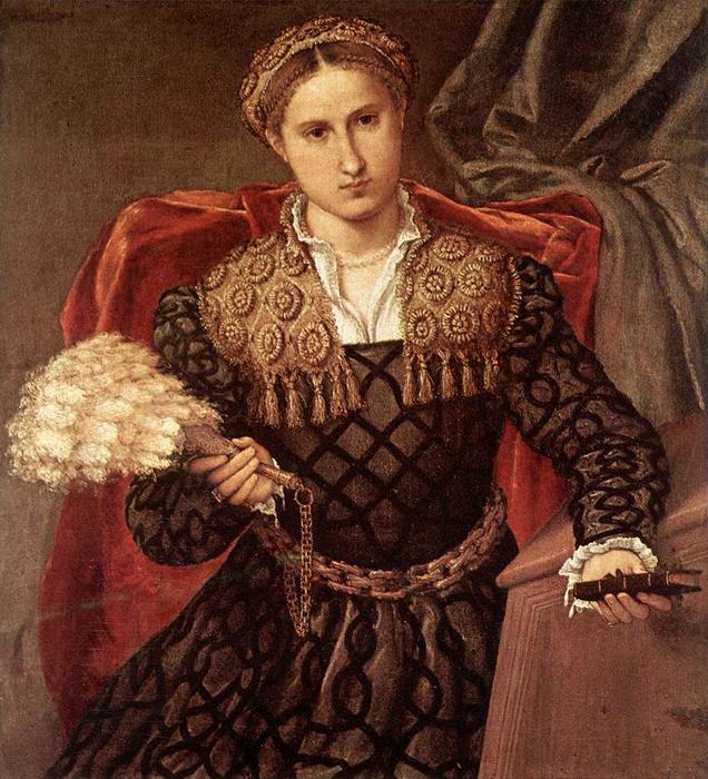 WikiOO.org - Enciclopedia of Fine Arts - Pictura, lucrări de artă Lorenzo Lotto - Portrait of Laura da Pola