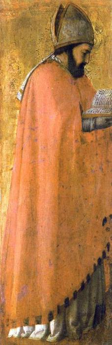 Wikioo.org - The Encyclopedia of Fine Arts - Painting, Artwork by Masaccio (Ser Giovanni, Mone Cassai) - San Agustín