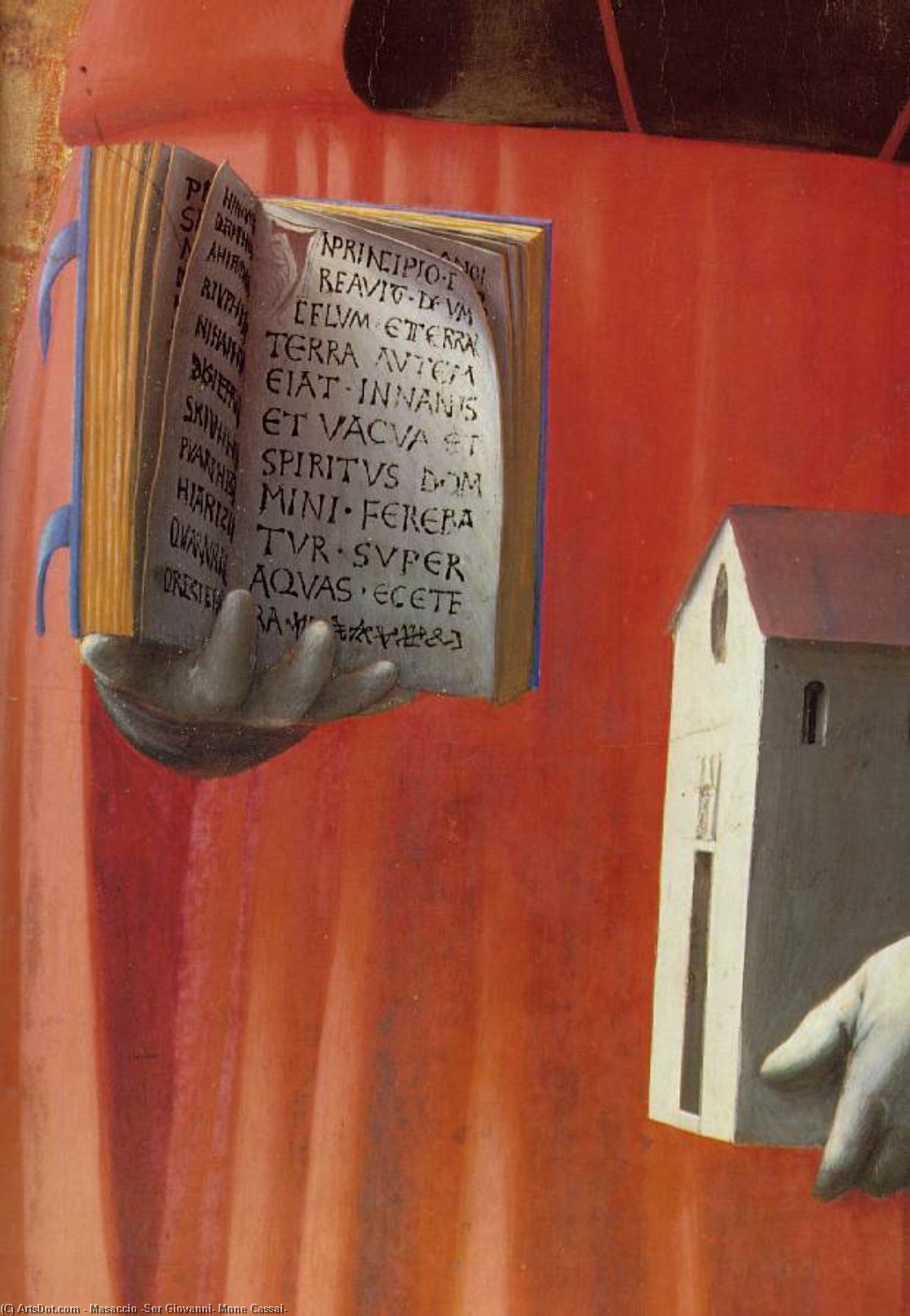 WikiOO.org – 美術百科全書 - 繪畫，作品 Masaccio (Ser Giovanni, Mone Cassai) -  圣杰罗姆  和  st  约翰  的  浸礼者 1