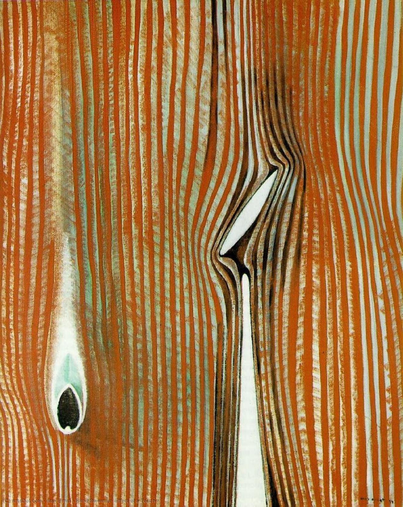 WikiOO.org - Енциклопедия за изящни изкуства - Живопис, Произведения на изкуството Max Ernst - Blind Swimmer (Effect of a Touch)