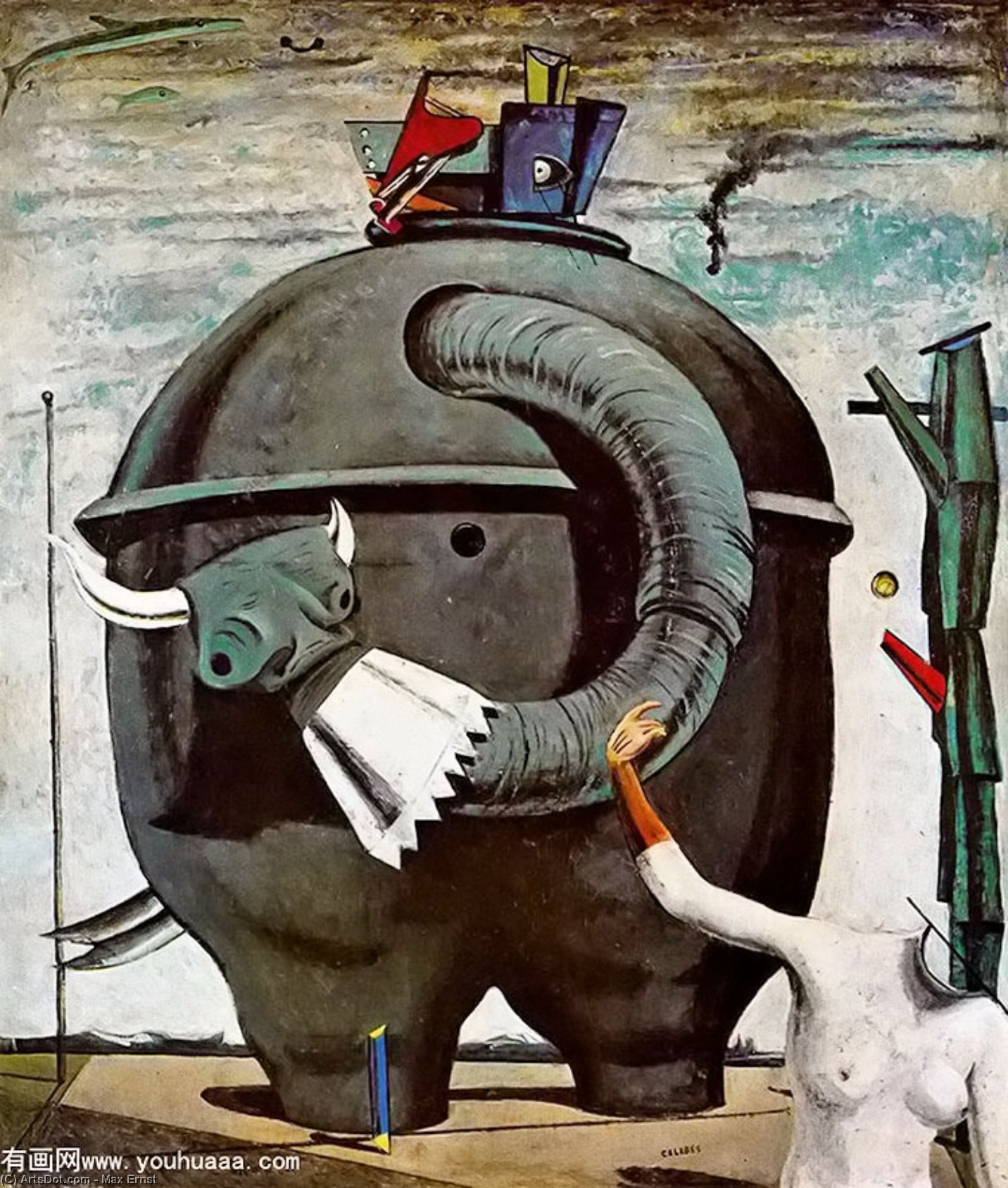 Wikioo.org – La Enciclopedia de las Bellas Artes - Pintura, Obras de arte de Max Ernst - Célebes