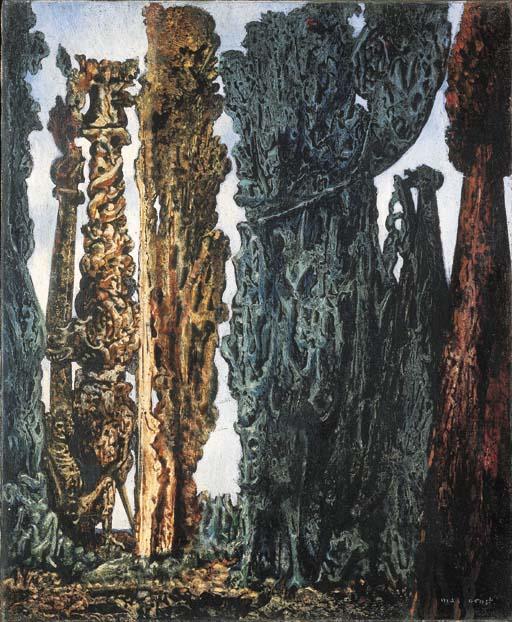 Wikioo.org - สารานุกรมวิจิตรศิลป์ - จิตรกรรม Max Ernst - Conscious landscape