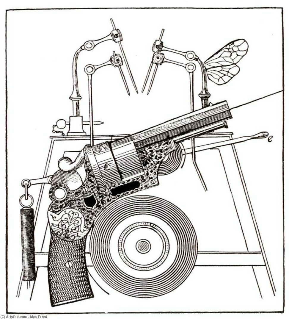 WikiOO.org - Enciklopedija dailės - Tapyba, meno kuriniai Max Ernst - El fagot armonioso