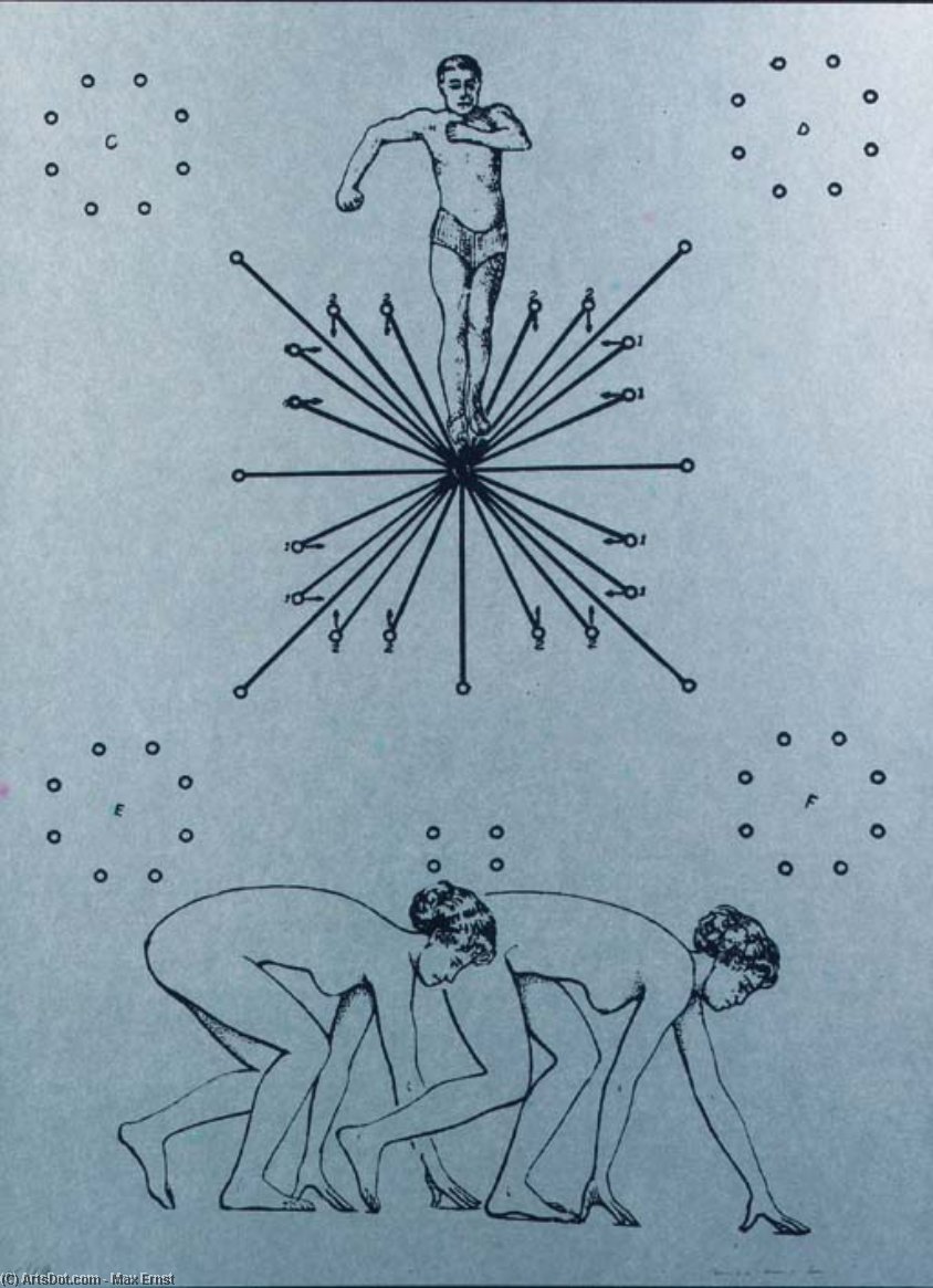 WikiOO.org - Encyclopedia of Fine Arts - Lukisan, Artwork Max Ernst - Endlose Spiele beriten sich vor