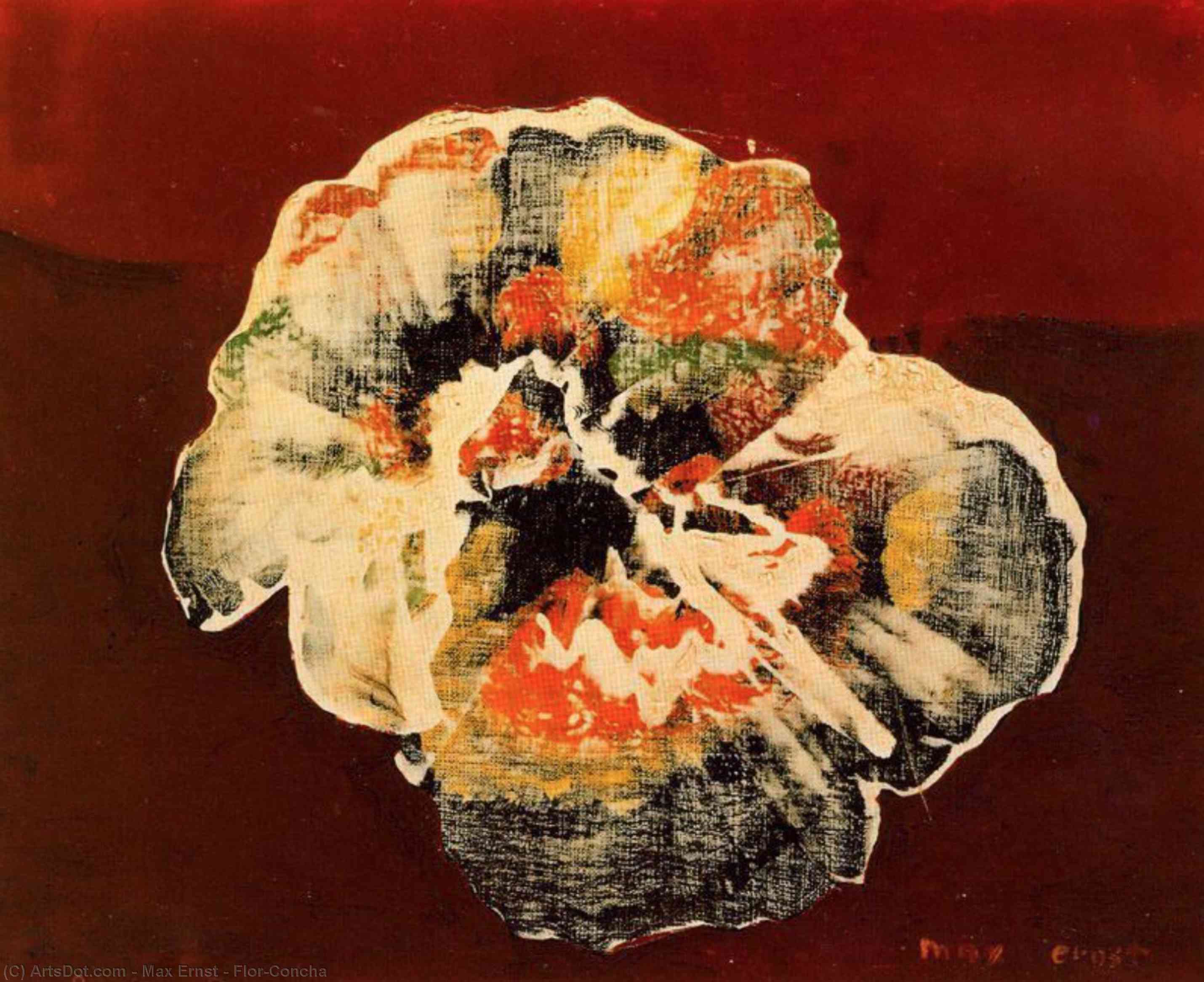 WikiOO.org - Енциклопедия за изящни изкуства - Живопис, Произведения на изкуството Max Ernst - Flor-Concha