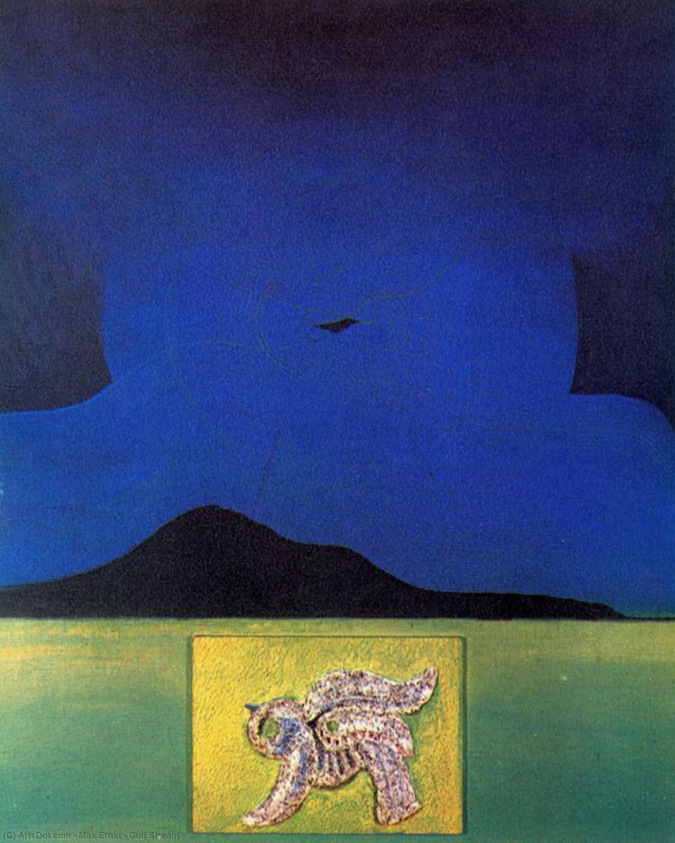 Wikioo.org - The Encyclopedia of Fine Arts - Painting, Artwork by Max Ernst - Gulf Stream