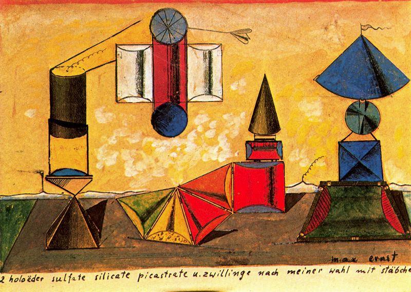 Wikioo.org - สารานุกรมวิจิตรศิลป์ - จิตรกรรม Max Ernst - Holoëder sulfate...