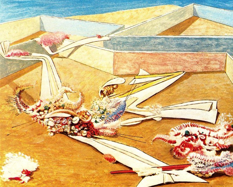 WikiOO.org - Енциклопедія образотворчого мистецтва - Живопис, Картини
 Max Ernst - Jardin gobe avions 1