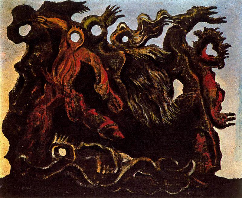 Wikioo.org - The Encyclopedia of Fine Arts - Painting, Artwork by Max Ernst - L'orda