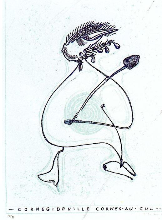 WikiOO.org - Енциклопедія образотворчого мистецтва - Живопис, Картини
 Max Ernst - La chanson du décervelage 7