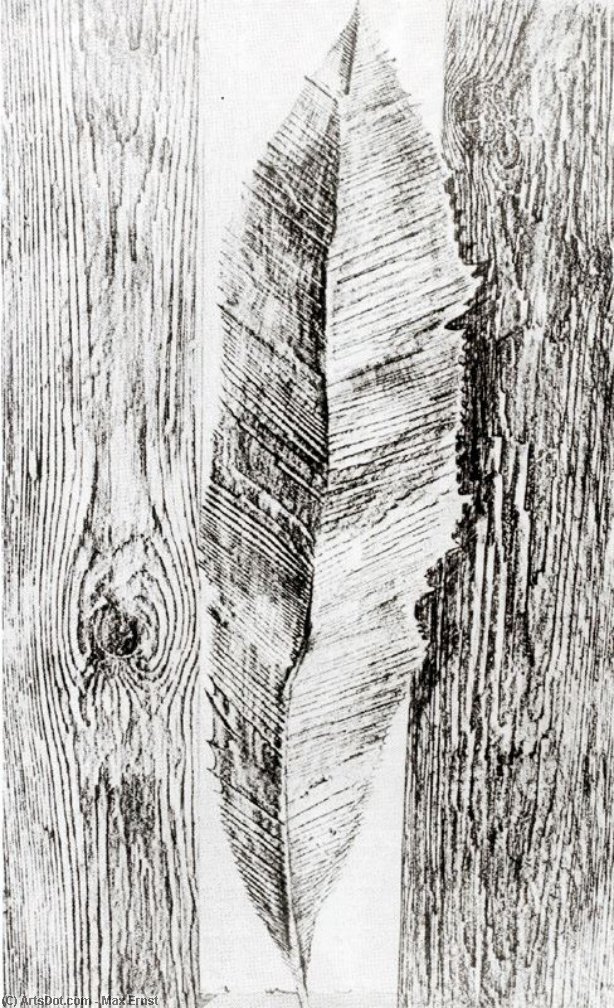 WikiOO.org - Encyclopedia of Fine Arts - Maľba, Artwork Max Ernst - La conducta de las hojas