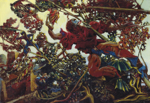 WikiOO.org - Encyclopedia of Fine Arts - Maleri, Artwork Max Ernst - La conversion du feu