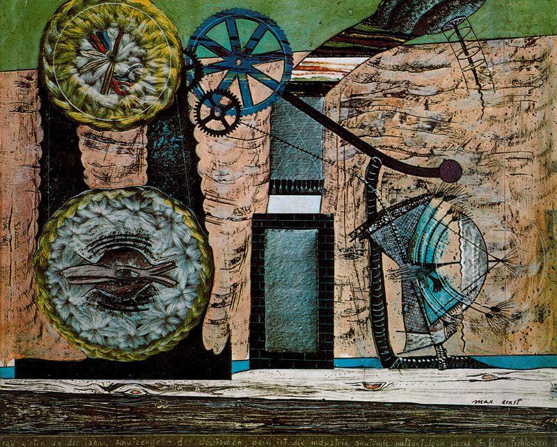 WikiOO.org - Encyclopedia of Fine Arts - Maleri, Artwork Max Ernst - La taberna a las orillas del Lahn