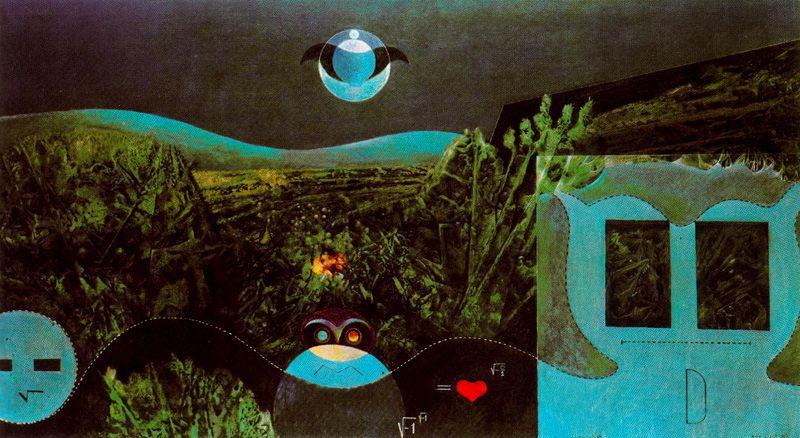 WikiOO.org - Енциклопедія образотворчого мистецтва - Живопис, Картини
 Max Ernst - Las fases de la noche