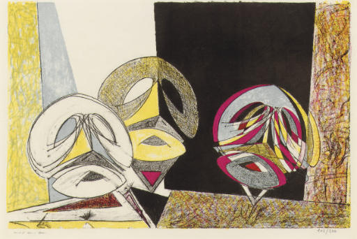 Wikoo.org - موسوعة الفنون الجميلة - اللوحة، العمل الفني Max Ernst - Masques